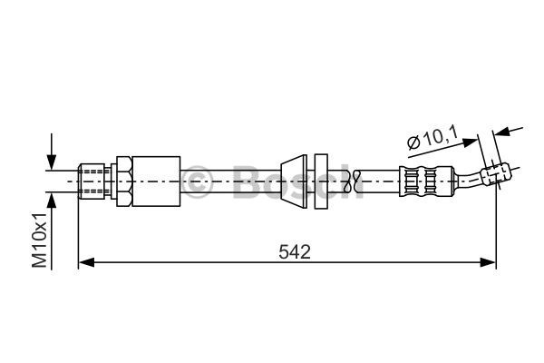 Furtun frana Axa fata ambele parti (1987476243 BOSCH) DAEWOO