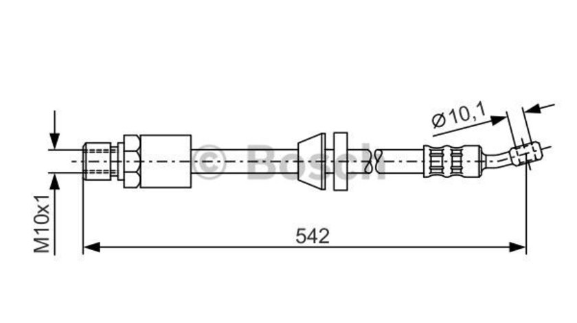 Furtun frana Axa fata ambele parti (1987476243 BOSCH) DAEWOO