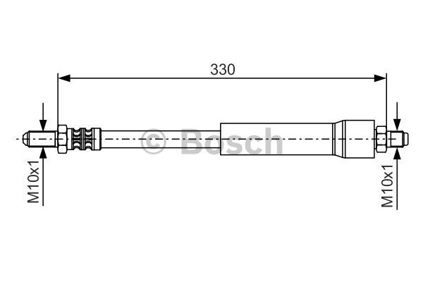 Furtun frana Axa fata ambele parti (1987476381 BOSCH) FORD