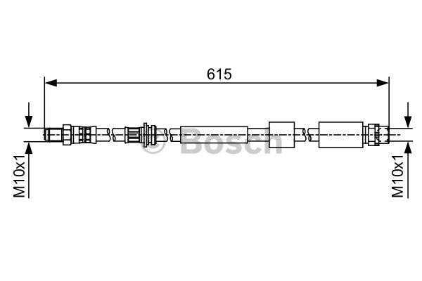 Furtun frana Axa fata ambele parti (1987481615 BOSCH) BMW
