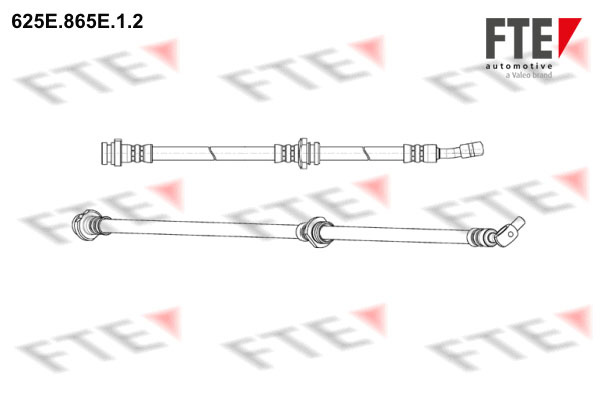 Furtun frana Axa fata dreapta (625E865E12 FTE) NISSAN