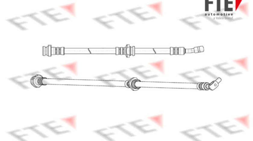 Furtun frana Axa fata dreapta (625E865E12 FTE) NISSAN