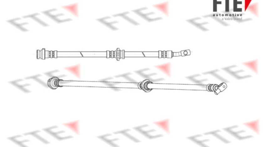 Furtun frana Axa fata stanga (625E865E11 FTE) NISSAN