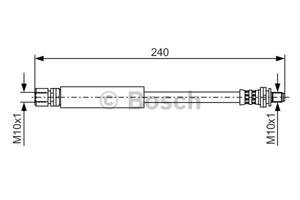 Furtun frana Axa spate dreapta (1987481352 BOSCH) SAAB