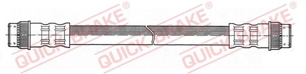 Furtun frana Axa spate stanga (27049 QBK) Citroen,PEUGEOT