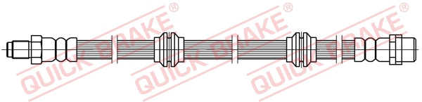 Furtun frana Axa spate stanga (32417 QBK) MERCEDES-BENZ