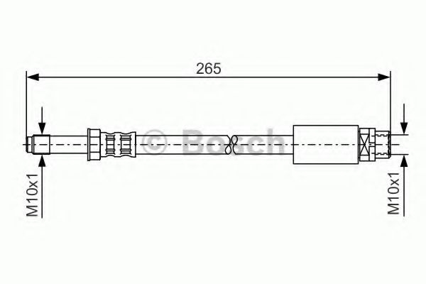 Furtun frana BMW Seria 1 (E87) (2003 - 2013) BOSCH 1 987 476 359 piesa NOUA