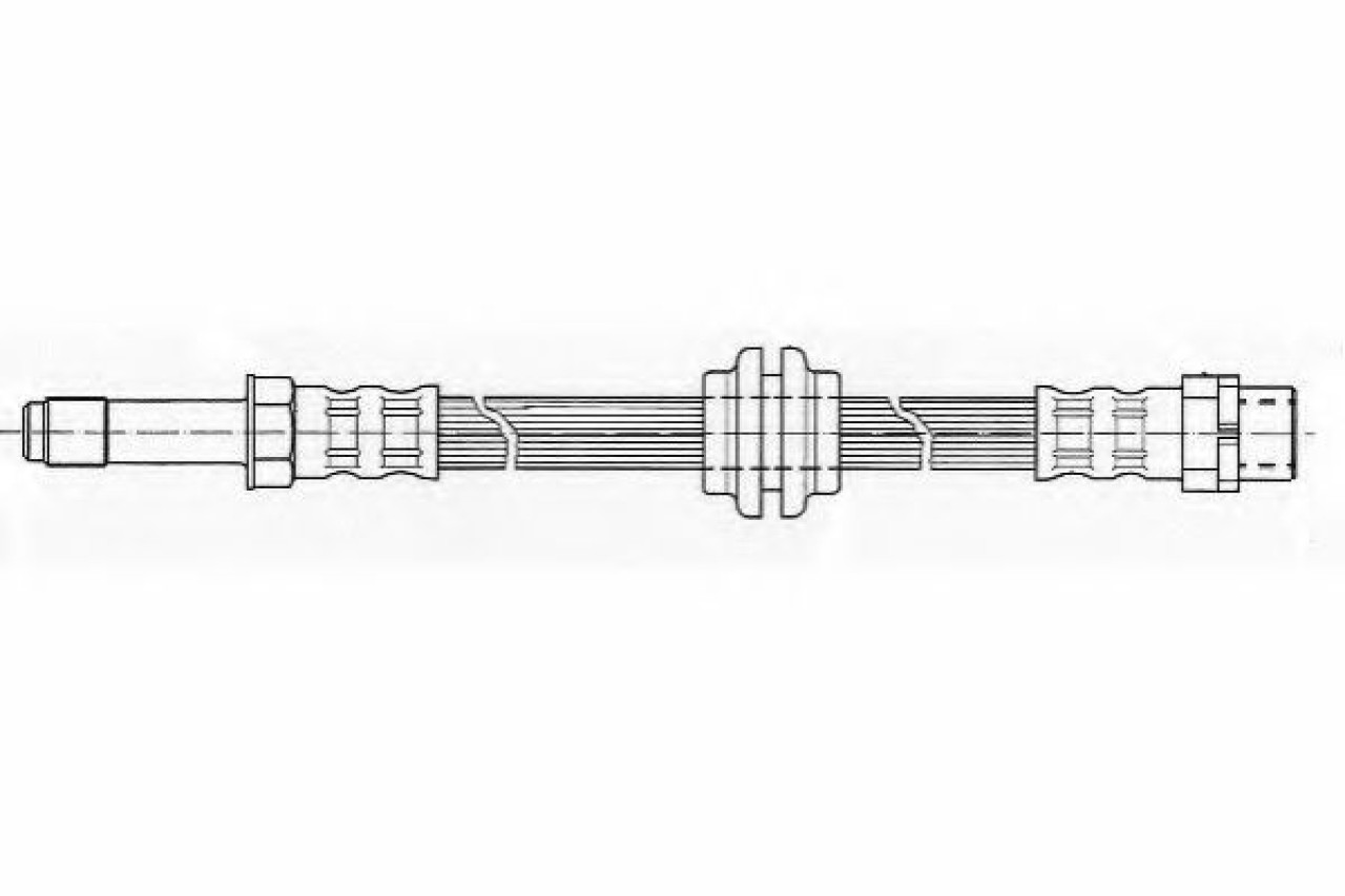 Furtun frana BMW Seria 3 Cabriolet (E46) (2000 - 2007) FERODO FHY2468 piesa NOUA