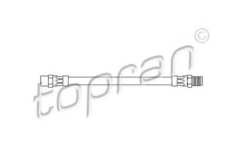Furtun frana BMW Seria 3 Compact (E36) (1994 - 2000) TOPRAN 500 204 piesa NOUA