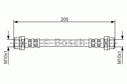 Furtun frana BMW Seria 3 Cupe (E92) (2006 - 2013) BOSCH 1 987 476 477 piesa NOUA