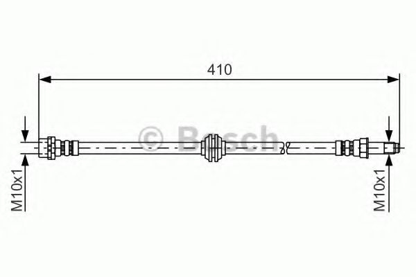 Furtun frana BMW Seria 3 (E46) (1998 - 2005) BOSCH 1 987 476 753 piesa NOUA