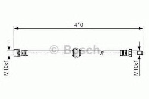 Furtun frana BMW Seria 3 (E46) (1998 - 2005) BOSCH 1 987 476 753 piesa NOUA