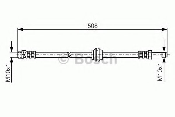 Furtun frana BMW Seria 3 (E46) (1998 - 2005) BOSCH 1 987 481 331 piesa NOUA