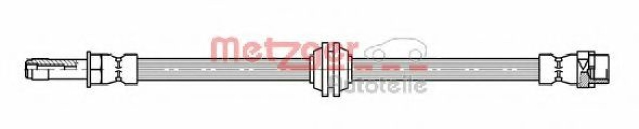 Furtun frana BMW Seria 3 (E46) (1998 - 2005) METZGER 4114072 piesa NOUA