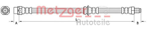 Furtun frana BMW Seria 3 (E90) (2005 - 2011) METZGER 4110946 piesa NOUA