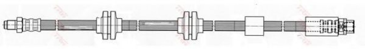 Furtun frana BMW Seria 3 (E90) (2005 - 2011) TRW PHB416 piesa NOUA
