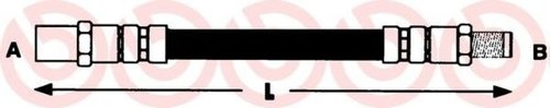 Furtun frana BMW Seria 3 Touring (E36) (1995 - 1999) BREMBO T 06 003 piesa NOUA