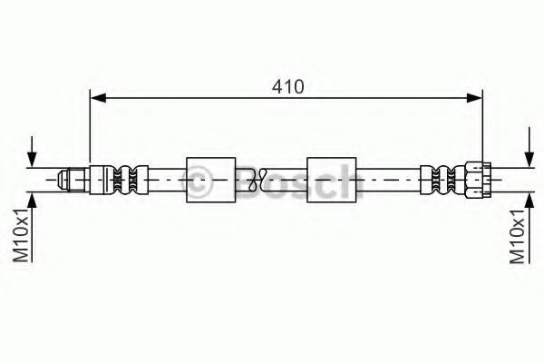 Furtun frana BMW Seria 5 (E39) (1995 - 2003) BOSCH 1 987 476 650 piesa NOUA