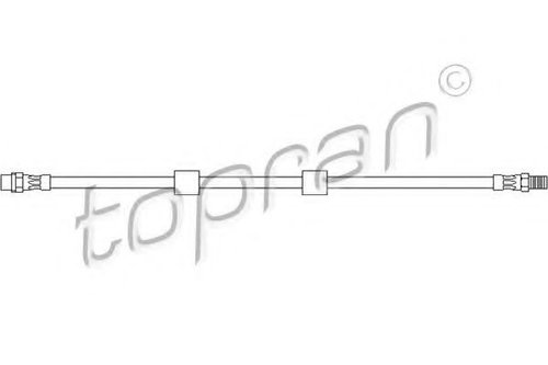 Furtun frana BMW Seria 5 (E39) (1995 - 2003) TOPRAN 500 197 piesa NOUA