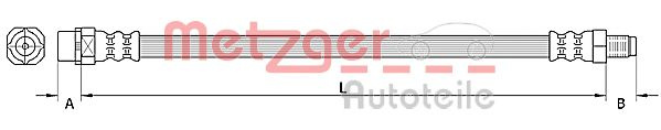 Furtun frana BMW Seria 5 (E60) (2003 - 2010) METZGER 4110942 piesa NOUA