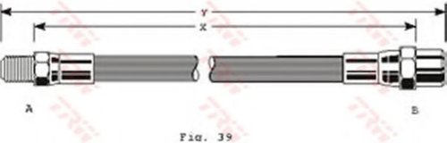 Furtun frana BMW Seria 5 Touring (E39) (1997 - 2004) TRW PHB349 piesa NOUA