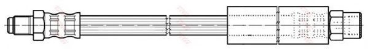 Furtun frana BMW Seria 7 (E65, E66, E67) (2001 - 2009) TRW PHB177 piesa NOUA