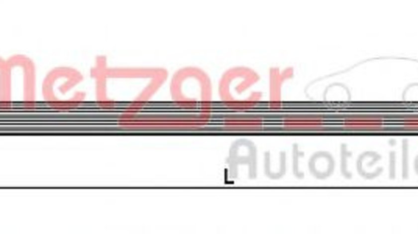 Furtun frana BMW X3 (F25) (2010 - 2016) METZGER 4111099 piesa NOUA