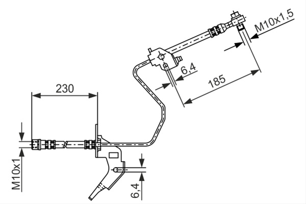 Furtun Frana Bosch Chevrolet 1 987 476 199