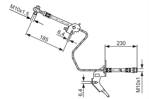 Furtun Frana Bosch Chevrolet 1 987 476 200