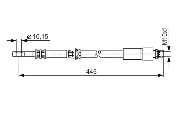 Furtun Frana Bosch Chevrolet 1 987 476 455