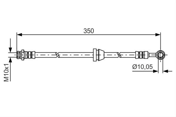 Furtun Frana Bosch Chevrolet 1 987 481 388