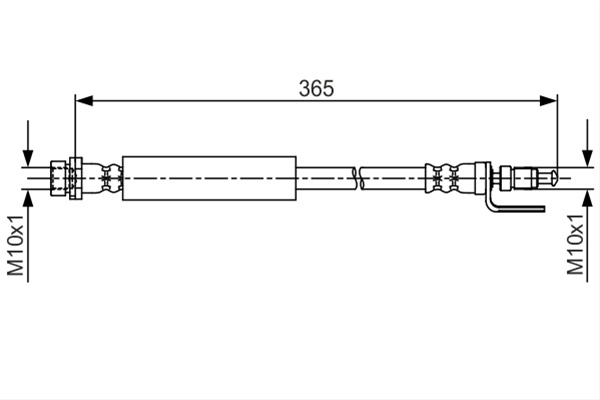 Furtun Frana Bosch Ford 1 987 481 703