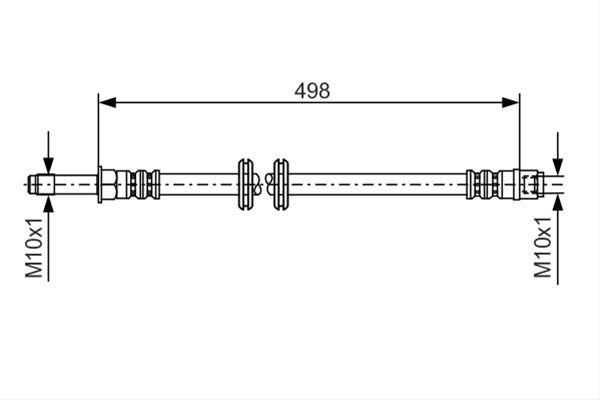 Furtun Frana Bosch Mercedes-Benz 1 987 481 006