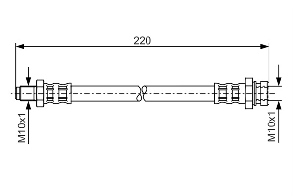 Furtun Frana Bosch Mitsubishi 1 987 476 345