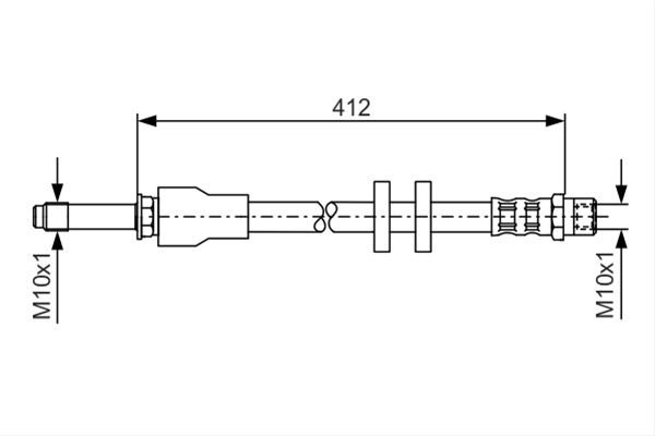 Furtun Frana Bosch Volvo 1 987 481 021