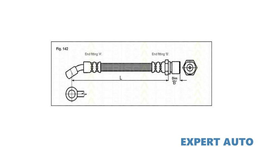 Furtun frana Chevrolet ASTRA hatchback 1998-2016 #2 03Q58918