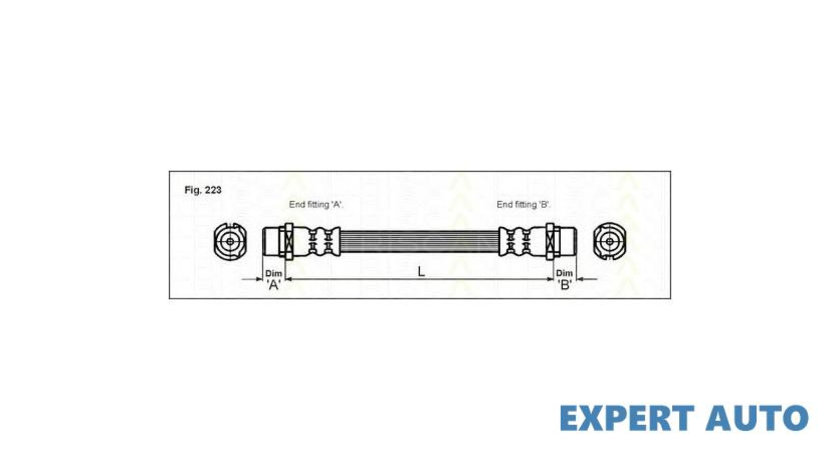 Furtun frana Chevrolet ASTRA hatchback 1998-2016 #2 03Q27062