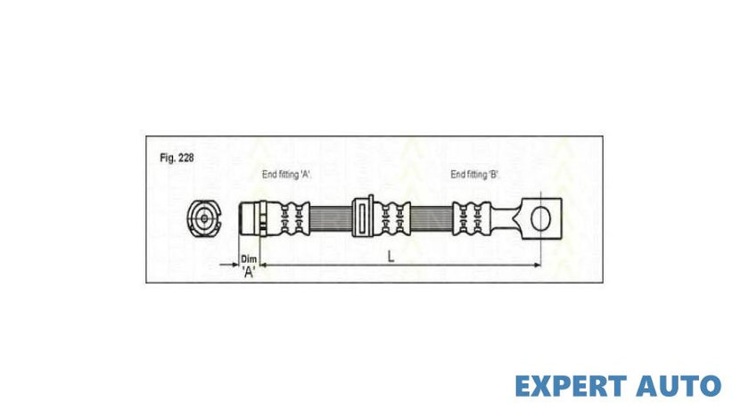 Furtun frana Chevrolet ASTRA hatchback 1998-2016 #2 03Q58905