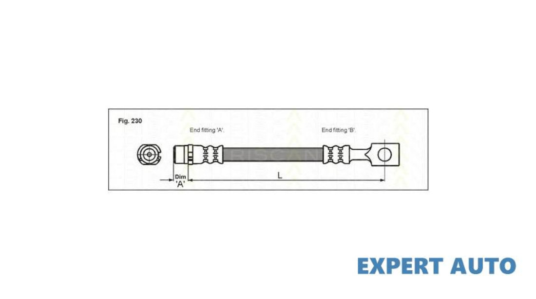 Furtun frana Chevrolet ASTRA hatchback 1998-2016 #2 03Q58939