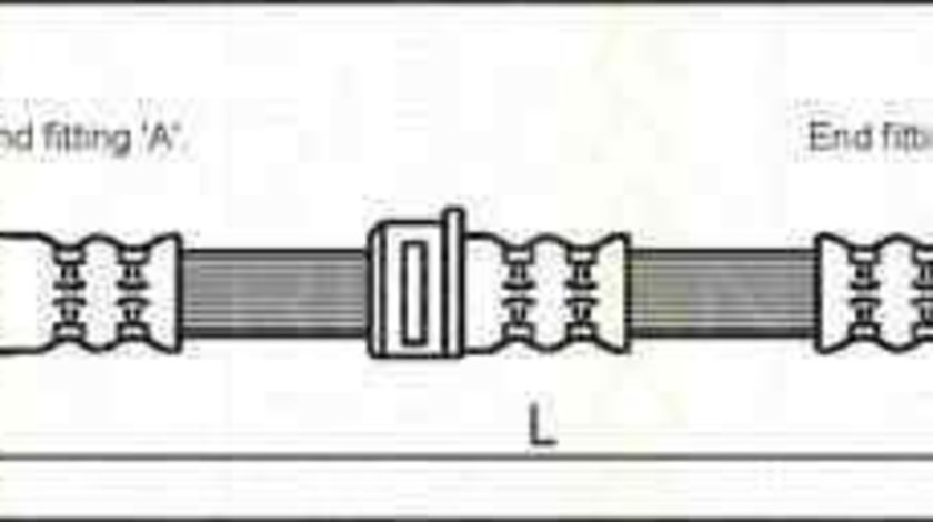 Furtun frana CHEVROLET ASTRA hatchback TRISCAN 8150 24123