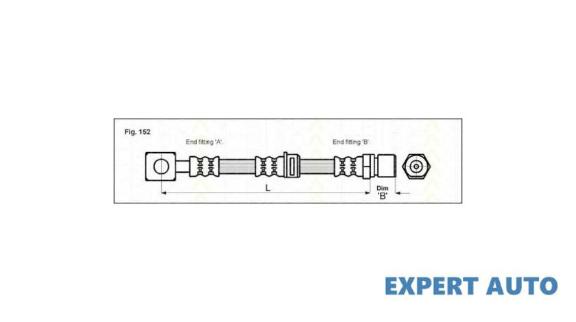 Furtun frana Chevrolet ASTRA limuzina 1999-2011 #2 02493