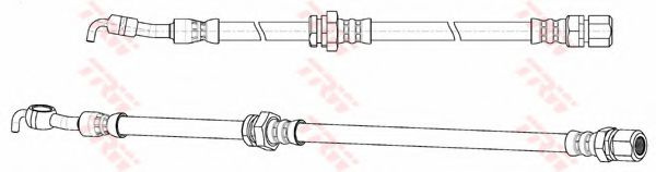 Furtun frana CHEVROLET LACETTI (J200) (2003 - 2016) TRW PHD948 piesa NOUA