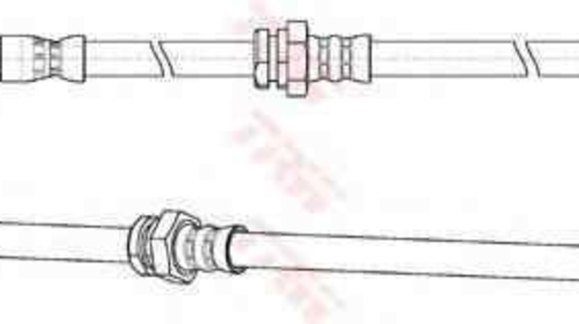 Furtun frana CHEVROLET LACETTI (J200) TRW PHD948