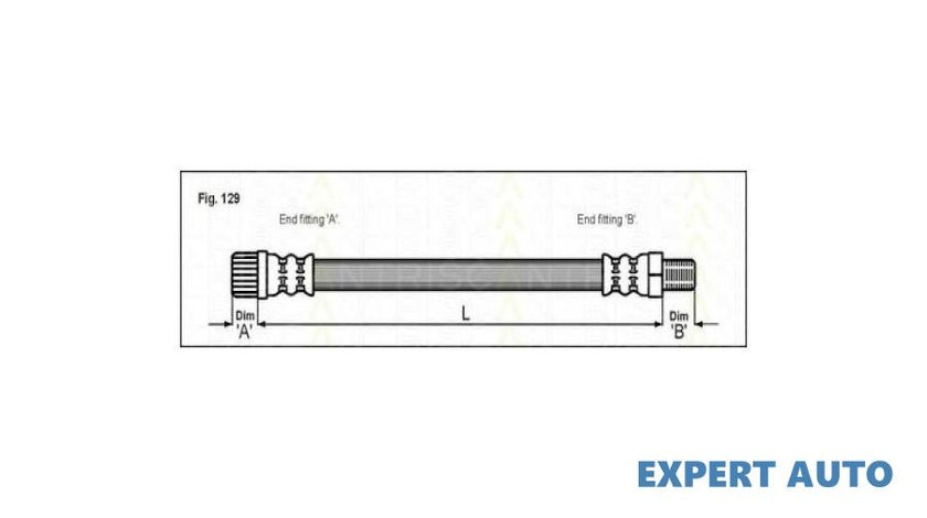 Furtun frana Citroen AX (ZA-_) 1986-1998 #2 03Q32505