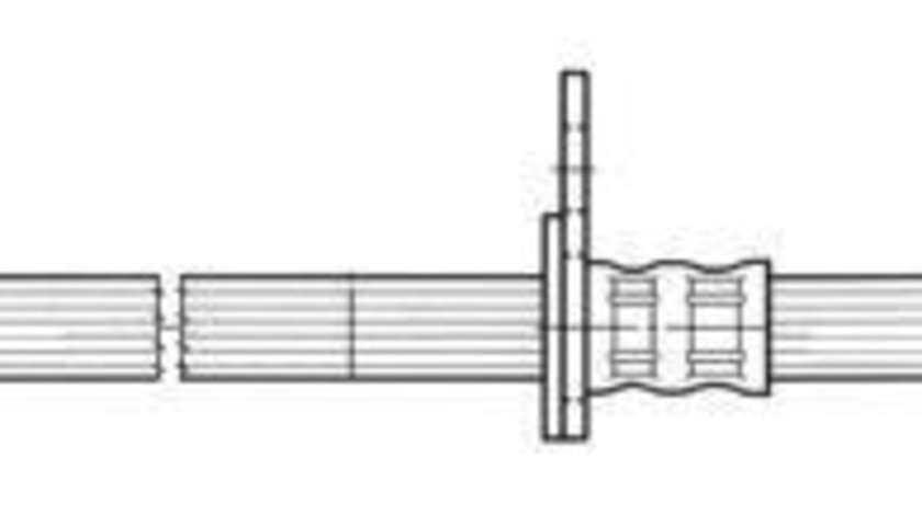 Furtun frana CITROEN C1 (PM, PN) (2005 - 2016) FERODO FHY2629 piesa NOUA