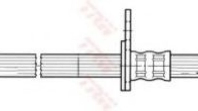 Furtun frana CITROEN C1 (PM, PN) (2005 - 2016) TRW PHD933 piesa NOUA