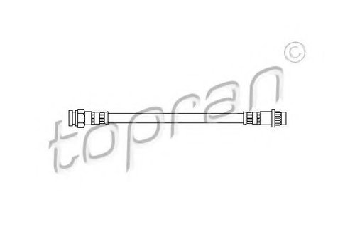 Furtun frana CITROEN C3 II (2009 - 2016) TOPRAN 720 907 piesa NOUA