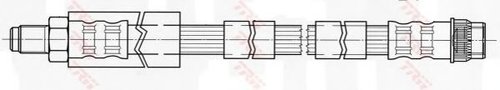 Furtun frana CITROEN C4 Cupe (LA) (2004 - 2011) TRW PHB431 piesa NOUA