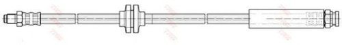 Furtun frana CITROEN NEMO combi (2009 - 2016) TRW PHB499 piesa NOUA