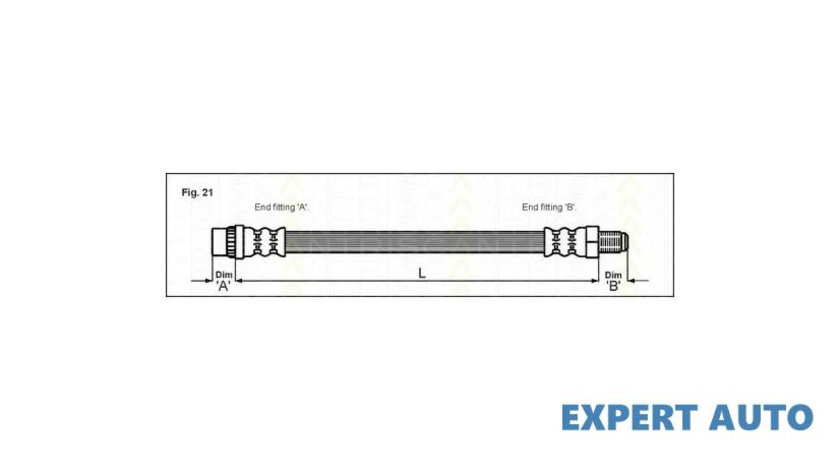 Furtun frana Citroen XANTIA (X1) 1993-1998 #2 03Q32996